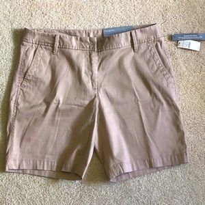 NWT Talbots Girlfriend Chino Shorts- Size 2